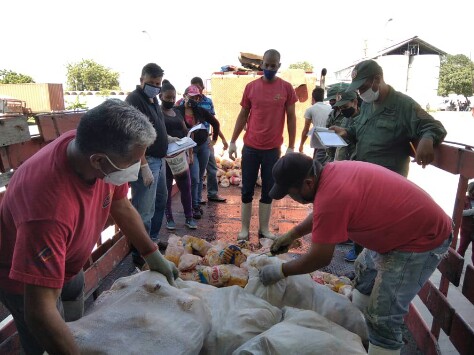 <b>11 TONELADAS DE PROTEÍNA ANIMAL DISTRIBUYÓ MERCAL A 5 BASES DE MISIONES DE MIGUEL PEÑA<b>