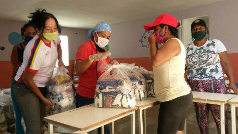 <b>ATENDIDAS MÁS DE 6 MIL FAMILIAS CON ALIMENTOS EN 10 BASES DE MISIONES SOCIALISTAS DE COJEDES<b>