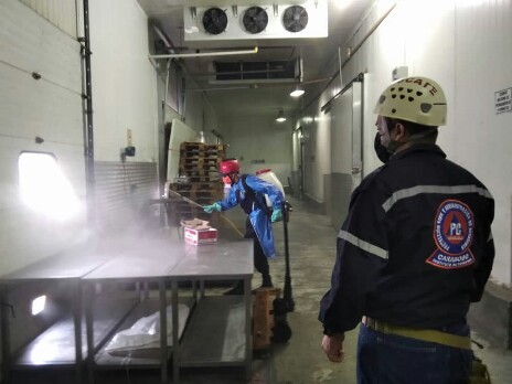 <b>DESINFECCIÓN PERMANENTE DEL FRIGORÍFICO BATALLA DE CARABOBO GARANTIZA DISTRIBUCIÓN DE PROTEÍNAS<b>